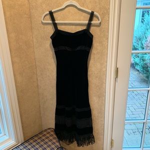 Velvet black Maxi Dress 🖤🖤🖤 Laundry Brand